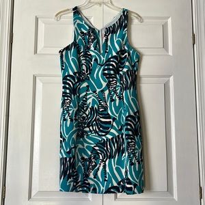 Lily Pulitzer Zebra Print Dress Size 8